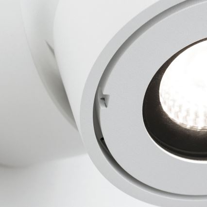 LED Stmievateľné kúpeľňové bodové svietidlo HARVEY LED/15W/230V IP65 biela