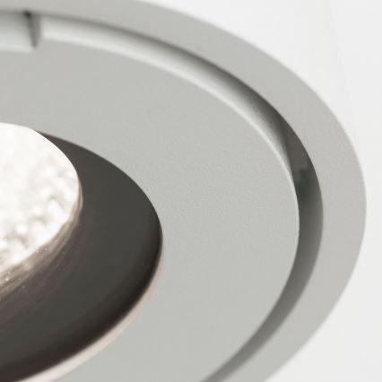 LED Stmievateľné kúpeľňové bodové svietidlo HARVEY LED/15W/230V IP65 biela