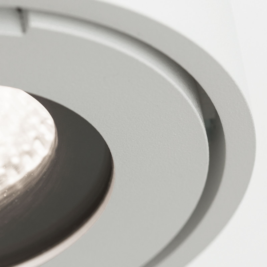 LED Stmievateľné kúpeľňové bodové svietidlo HARVEY LED/15W/230V IP65 biela