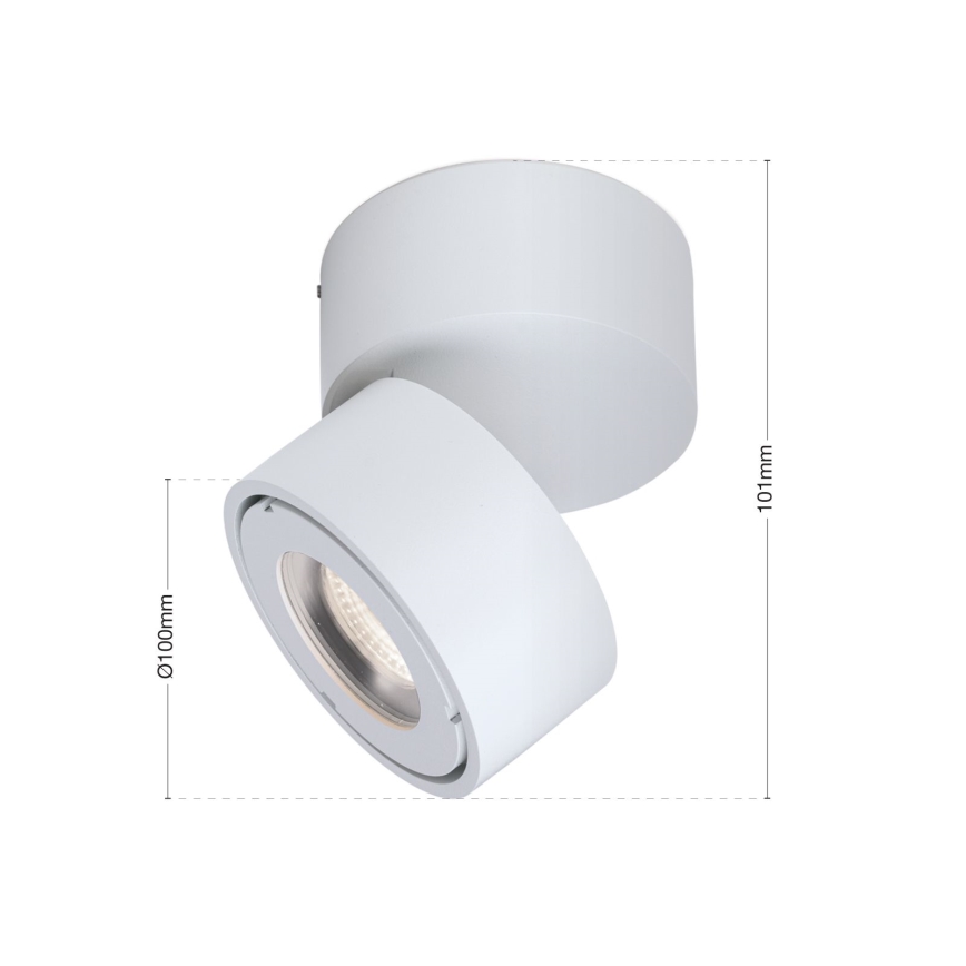 LED Stmievateľné kúpeľňové bodové svietidlo HARVEY LED/15W/230V IP65 biela