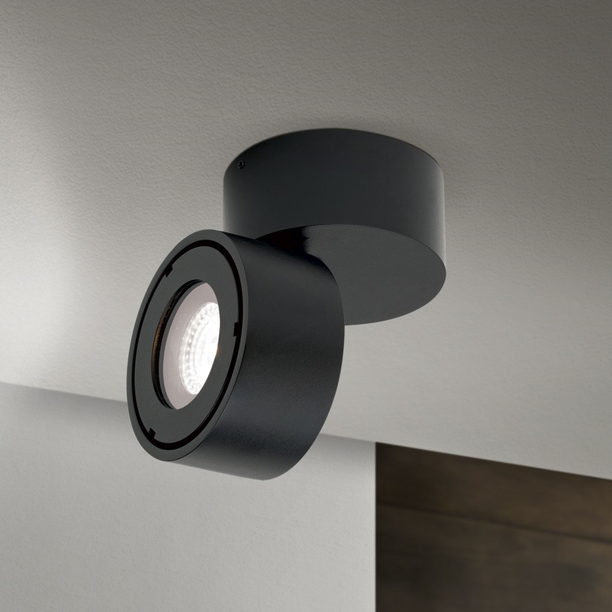 LED Stmievateľné kúpeľňové bodové svietidlo HARVEY LED/15W/230V IP65 čierna