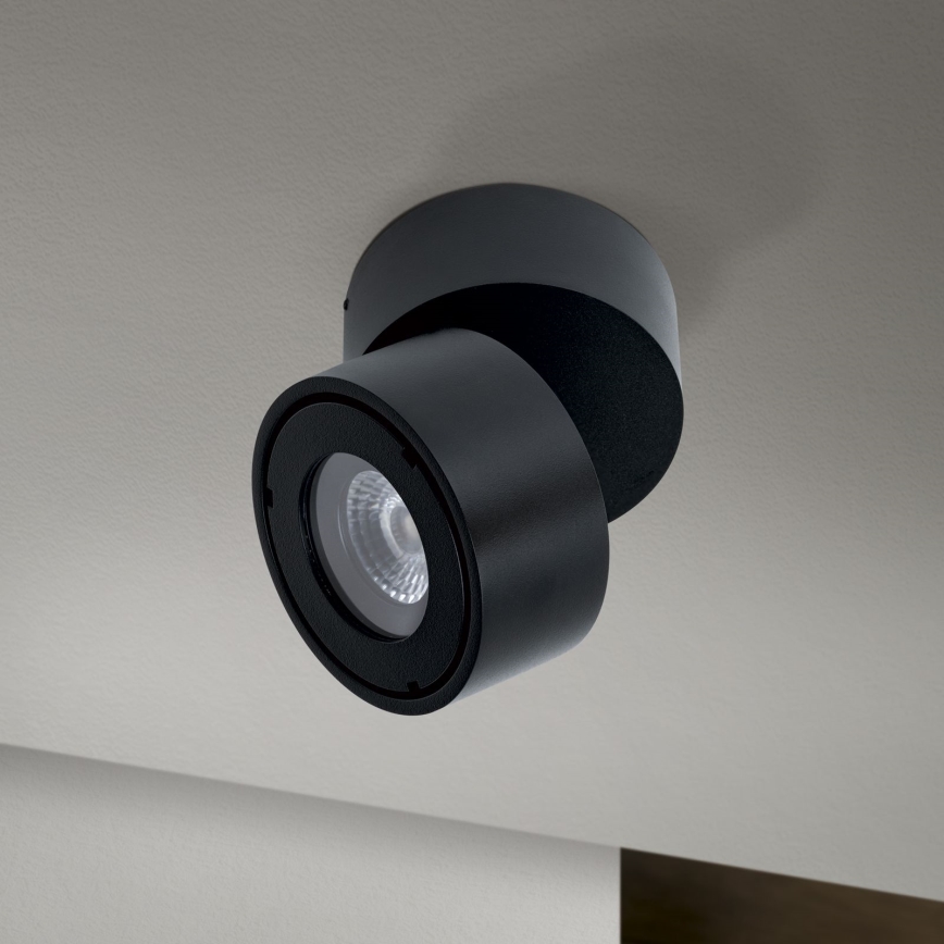 LED Stmievateľné kúpeľňové bodové svietidlo HARVEY LED/15W/230V IP65 čierna