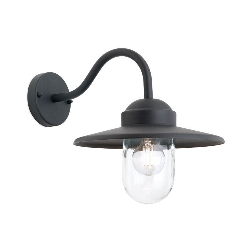 Vonkajšia nástenná lampa EDWARD 1xE27/60W/230V IP44 čierna