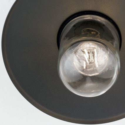 Vonkajší prisadený luster EDWARD 1xE27/60W/230V IP44 čierna