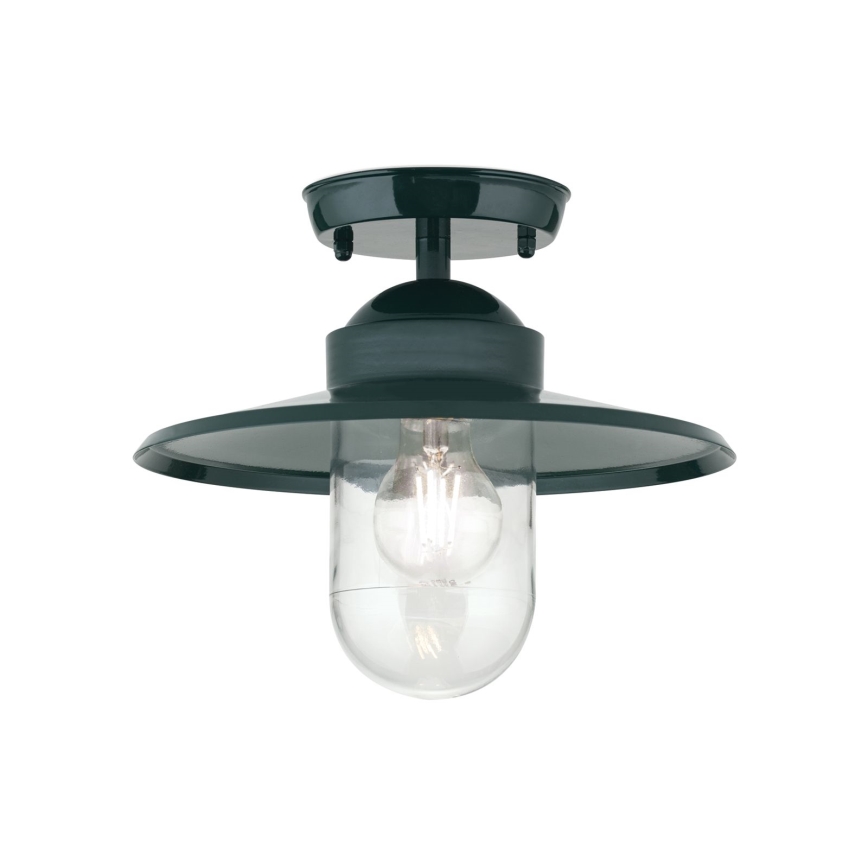 Vonkajší prisadený luster EDWARD 1xE27/60W/230V IP44 zelená