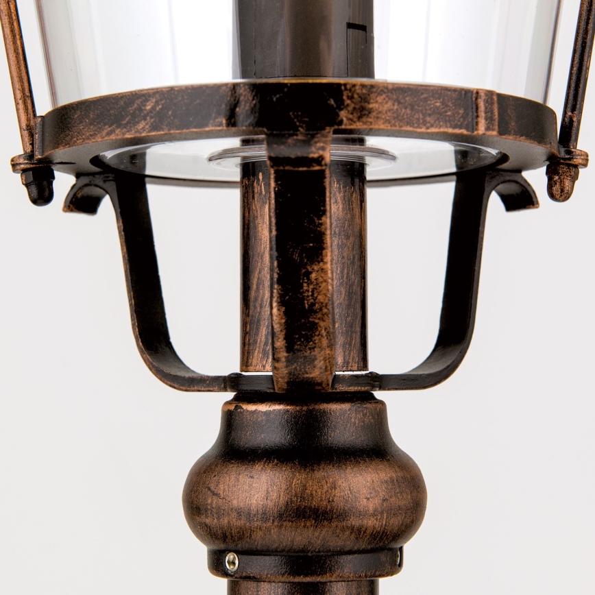 Vonkajšia lampa KENZO 1xE27/100W/230V IP44 bronz/patina
