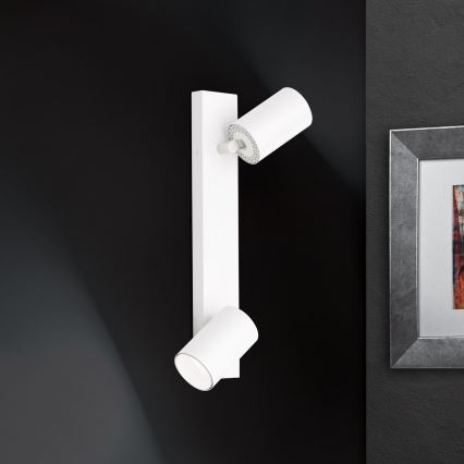 Bodové svietidlo SEAN 2xGU10/13W/230V biela