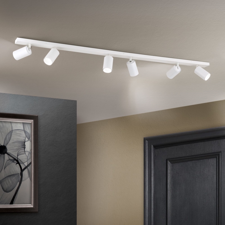 Bodové svietidlo SEAN 6xGU10/13W/230V biela