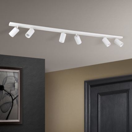 Bodové svietidlo SEAN 6xGU10/13W/230V biela