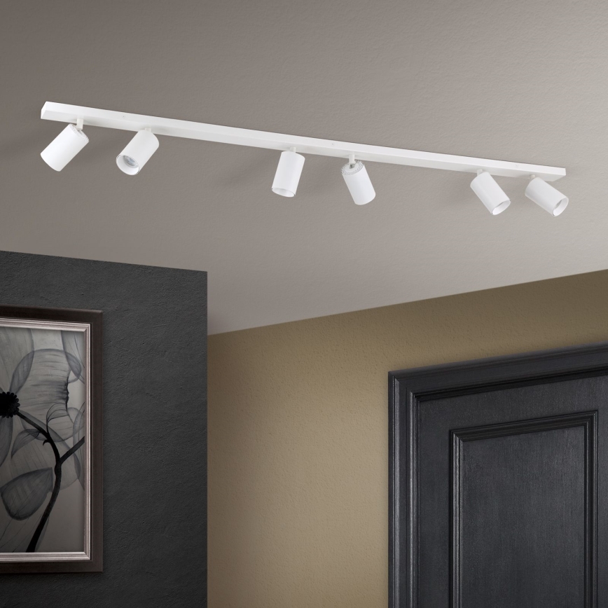 Bodové svietidlo SEAN 6xGU10/13W/230V biela