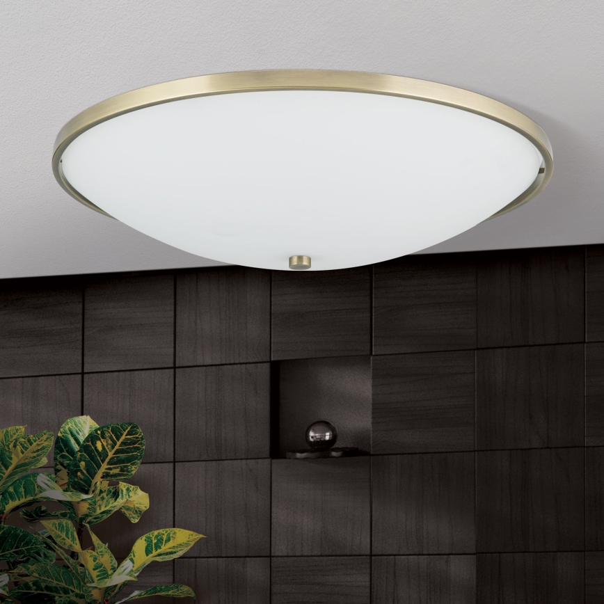 Stropné svietidlo AIDA 5xE27/60W/230V pr. 56,5 cm mosadz