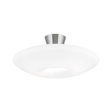 Stropné svietidlo BLANC 2xE27/60W/230V pr. 49 cm matný chróm