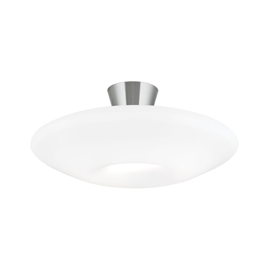 Stropné svietidlo BLANC 2xE27/60W/230V pr. 49 cm matný chróm