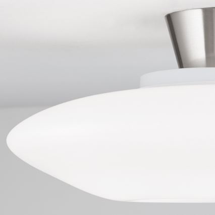 Stropné svietidlo BLANC 2xE27/60W/230V pr. 49 cm matný chróm