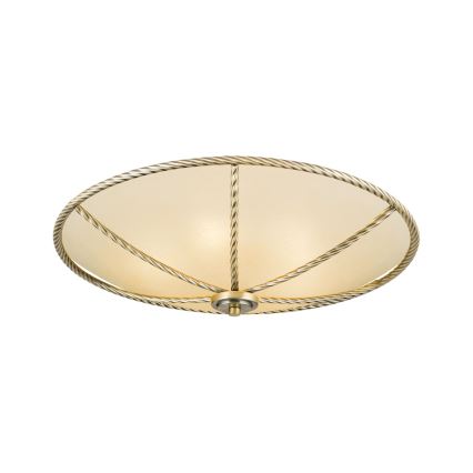 Stropné svietidlo MAURO 5xE27/60W/230V pr. 56 cm bronz