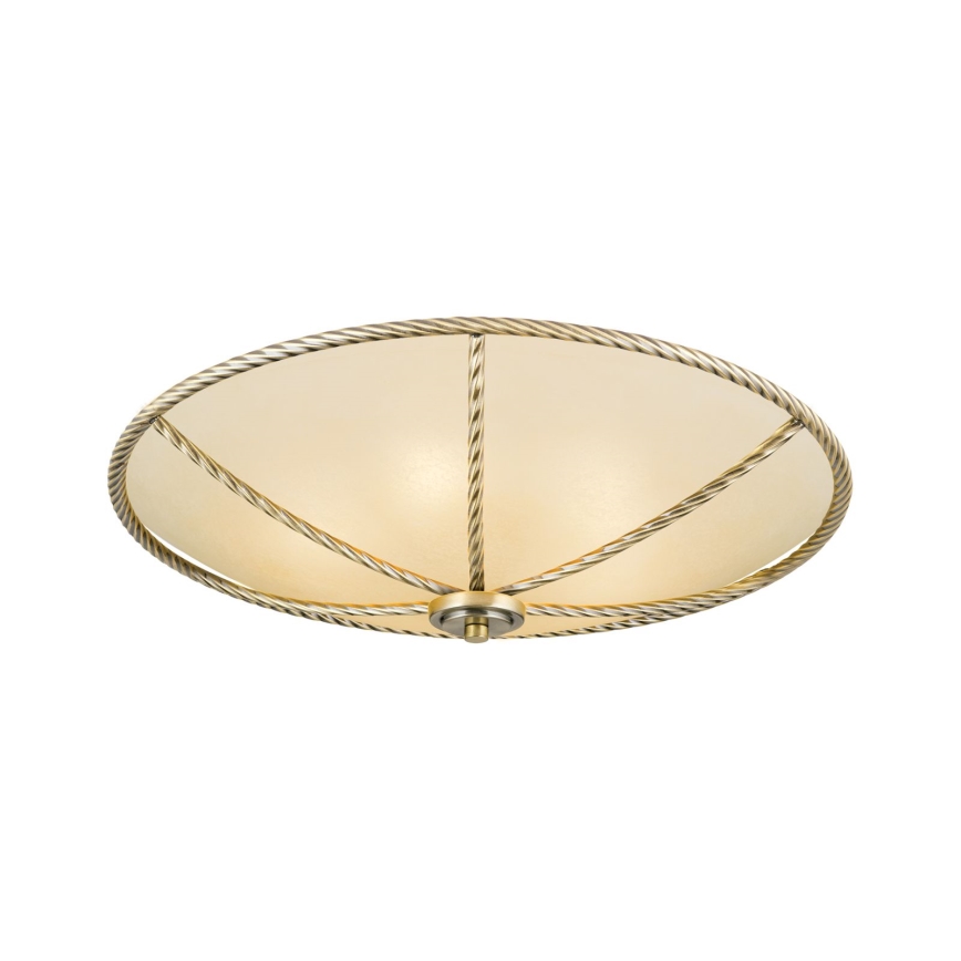 Stropné svietidlo MAURO 5xE27/60W/230V pr. 56 cm bronz