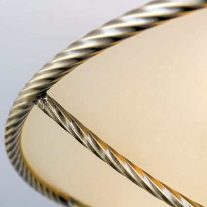 Luster na tyči MAURO 3xE27/60W/230V pr. 42 cm bronz