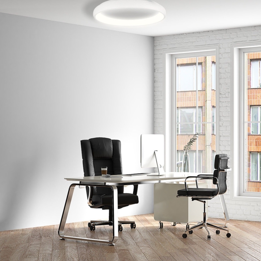 LED Stmievateľné stropné svietidlo VENUS LED/50W/230V pr. 61 cm biela