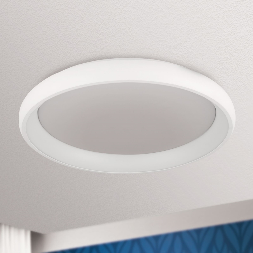LED Stmievateľné stropné svietidlo VENUS LED/50W/230V pr. 61 cm biela