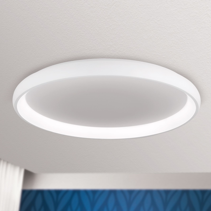 LED Stmievateľné stropné svietidlo VENUS LED/85W/230V pr. 81 cm biela