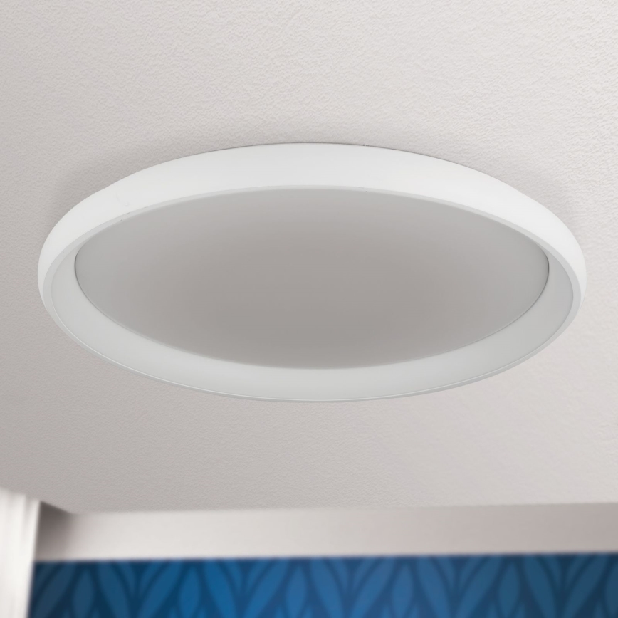 LED Stmievateľné stropné svietidlo VENUS LED/85W/230V pr. 81 cm biela