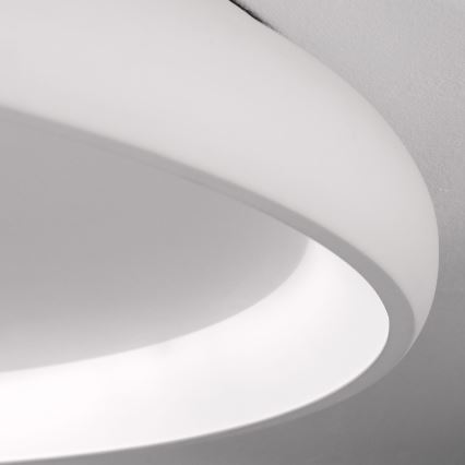 LED Stmievateľné stropné svietidlo VENUS LED/85W/230V pr. 81 cm biela