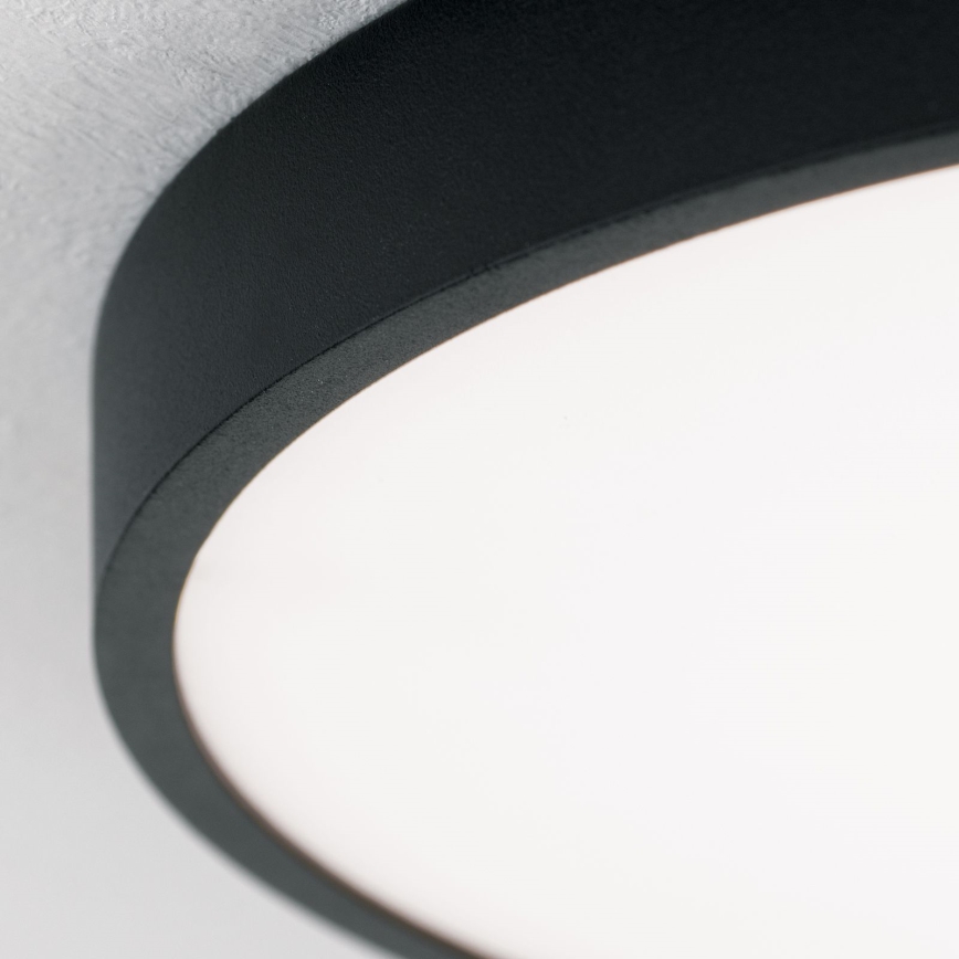 LED Stropné svietidlo BULLY LED/28W/230V pr. 28 cm čierna
