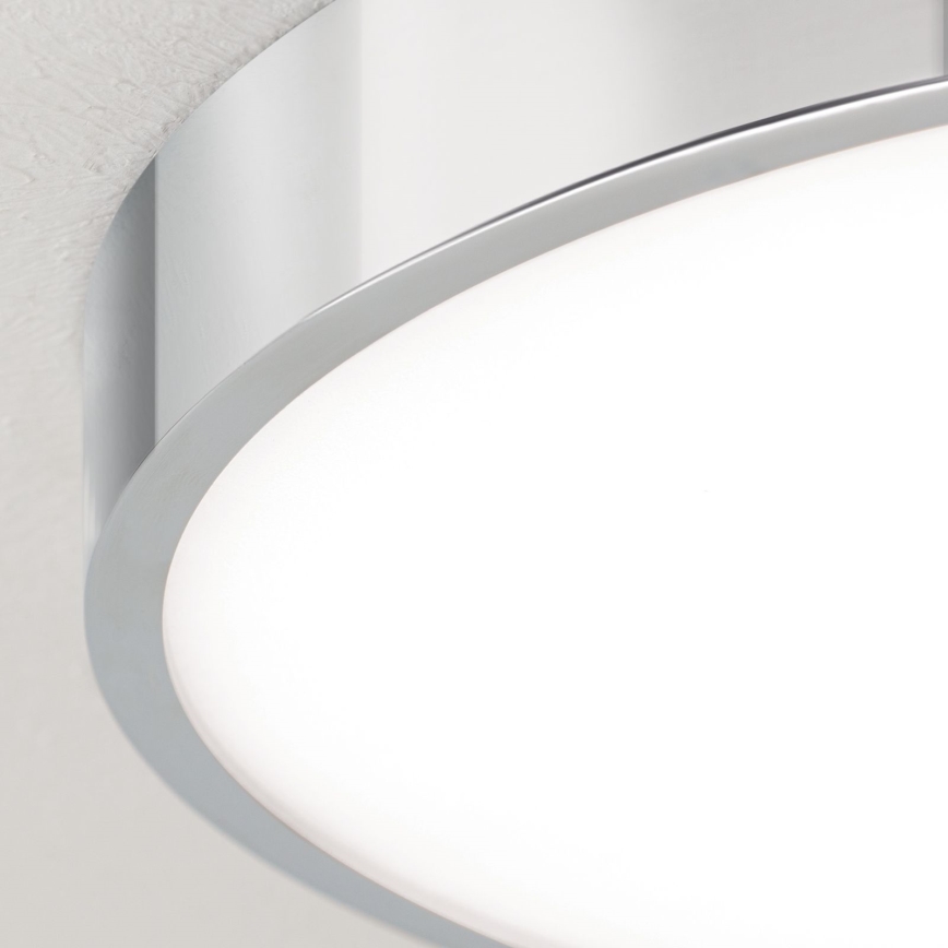 LED Stropné svietidlo BULLY LED/28W/230V pr. 28 cm lesklý chróm