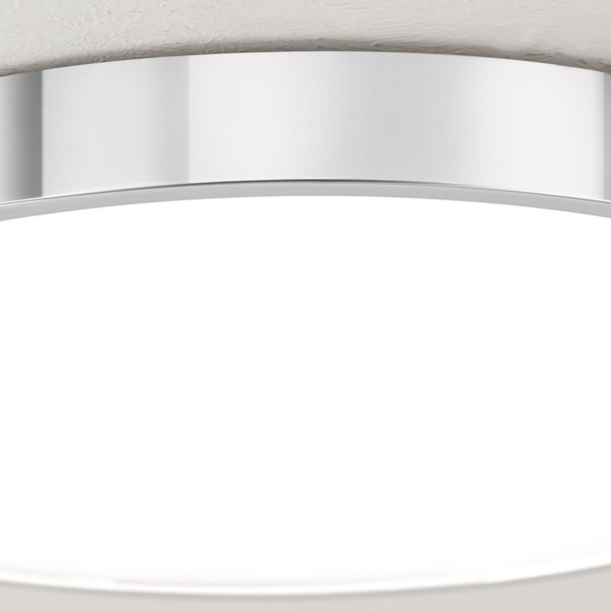 LED Stropné svietidlo BULLY LED/28W/230V pr. 28 cm lesklý chróm