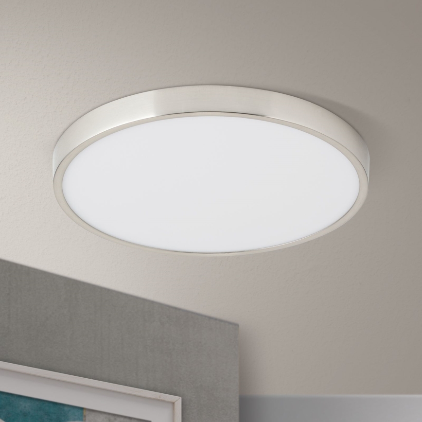 LED Stropné svietidlo BULLY LED/28W/230V pr. 28 cm matný chróm
