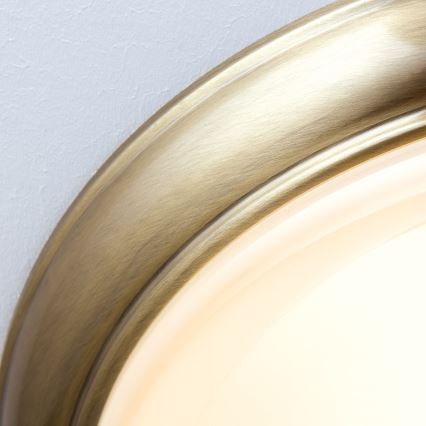 Stropné svietidlo AUSTRIAN OLD LAMP 3xE27/60W/230V pr. 50 cm bronz/béžová