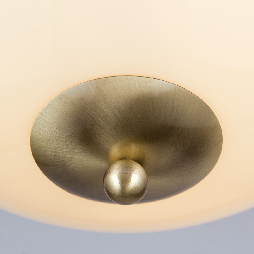 Stropné svietidlo AUSTRIAN OLD LAMP 3xE27/60W/230V pr. 50 cm bronz/béžová