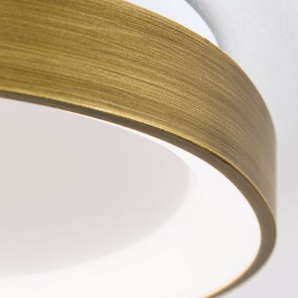 LED Stropné svietidlo CHARLIE LED/35W/230V pr. 45 cm zlatá