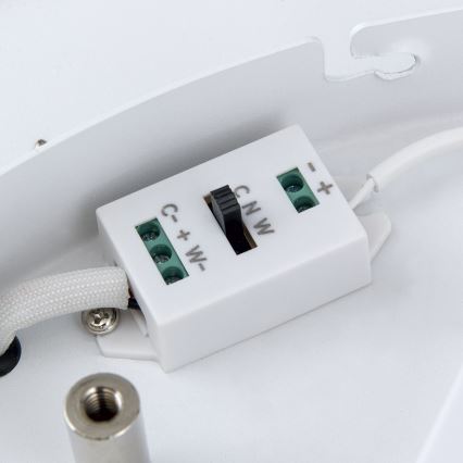 LED Stmievateľné stropné svietidlo MASCA LED/47W/230V 2700/3350/4000K pr. 60 cm čierna