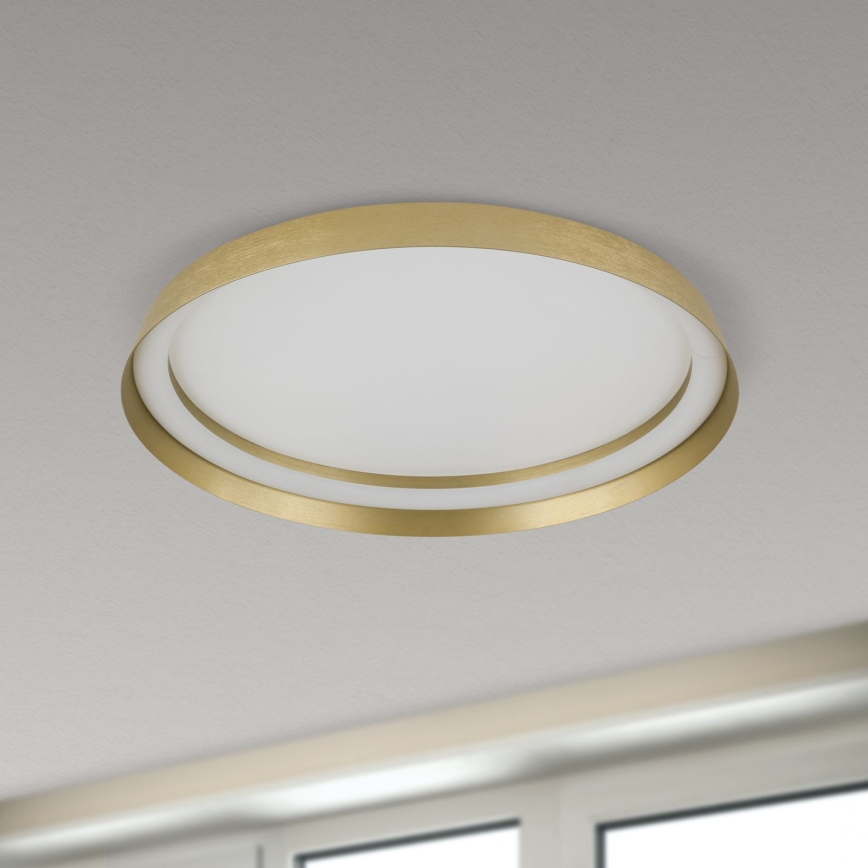 LED Stmievateľné stropné svietidlo MANTA LED/38W/230V 2700/3000/4000K pr. 45 cm zlatá