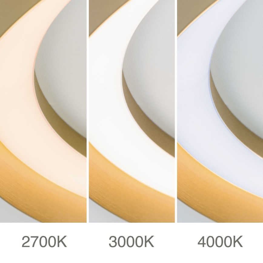 LED Stmievateľné stropné svietidlo MANTA LED/38W/230V 2700/3000/4000K pr. 45 cm zlatá