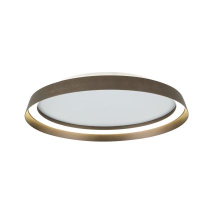 LED Stmievateľné stropné svietidlo MANTA LED/38W/230V 2700/3000/4000K pr. 45 cm hnedá