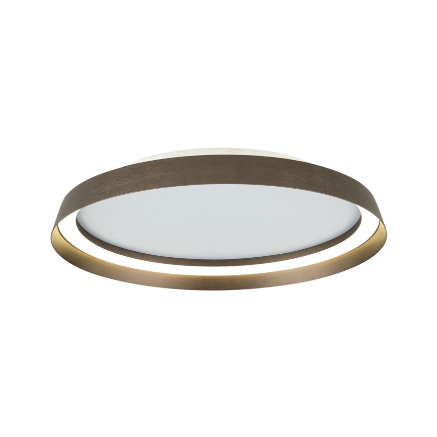 LED Stmievateľné stropné svietidlo MANTA LED/38W/230V 2700/3000/4000K pr. 45 cm hnedá
