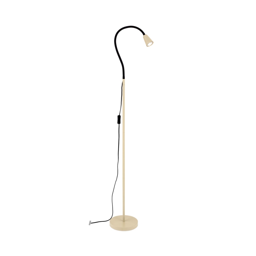 Flexibilná stojaca lampa DOTTY 1xGU10/10W/230V béžová/čierna