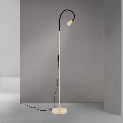 Flexibilná stojaca lampa DOTTY 1xGU10/10W/230V béžová/čierna