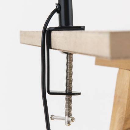 Flexibilná stolová lampa s klipom DOTTY 1xGU10/10W/230V béžová/čierna