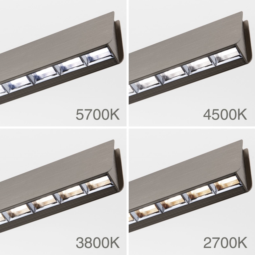 LED Stmievateľný luster na lanku TARA LED/44W/230V 2700/3800/4500/5700K matný chróm