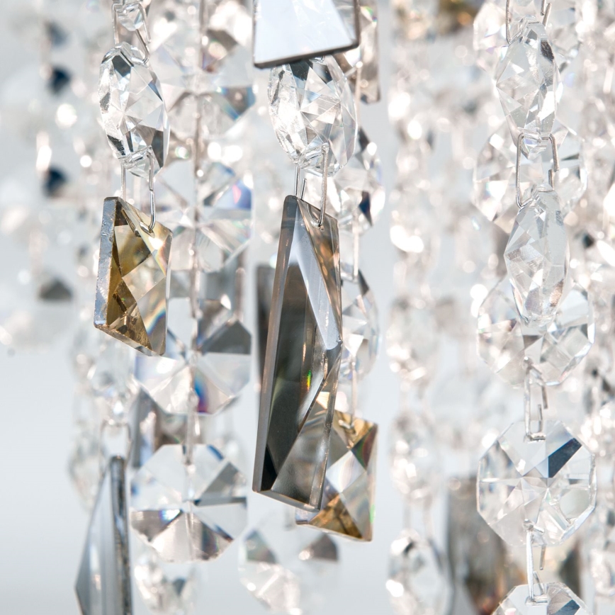 Krištáľové stropné svietidlo CRYSTALRIVER 21xG9/40W/230V lesklý chróm