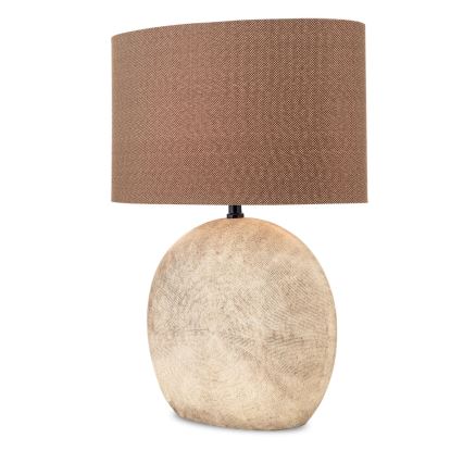 Stolná lampa ETHNO 1xE27/60W/230V keramika hnedá/béžová
