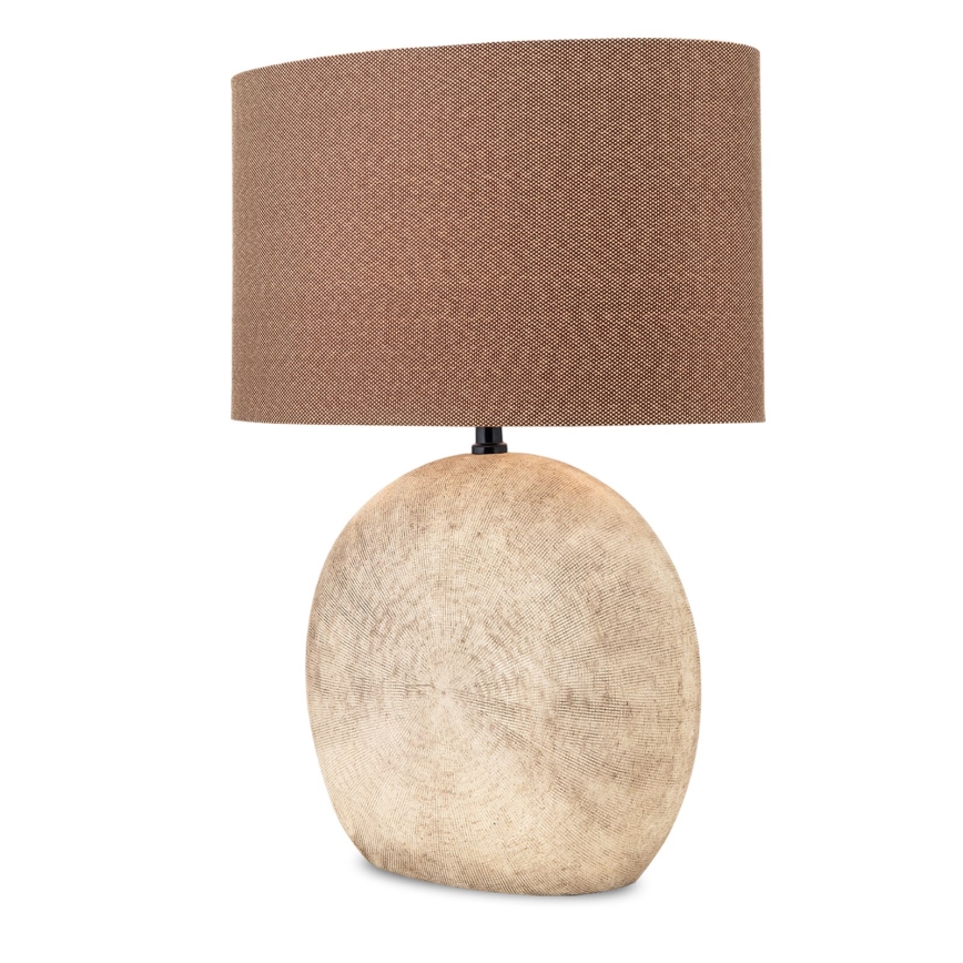 Stolná lampa ETHNO 1xE27/60W/230V keramika hnedá/béžová
