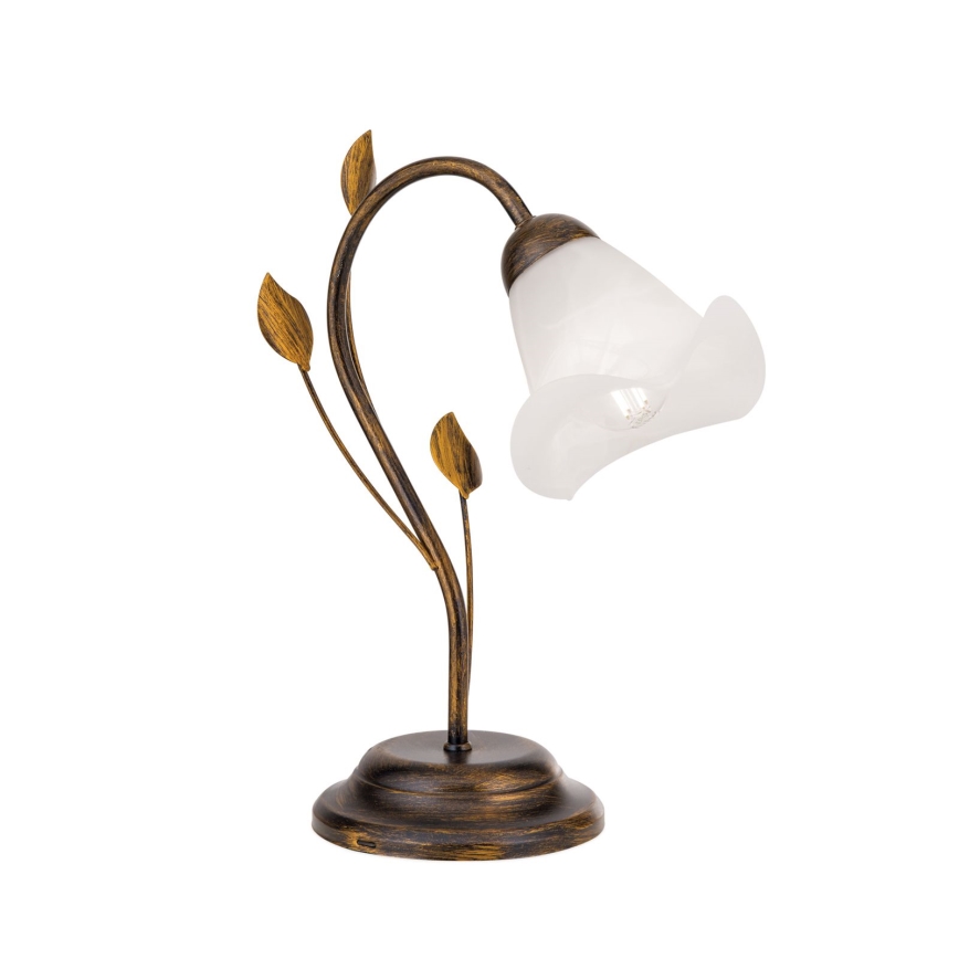 Stolná lampa SISI 1xE14/40W/230V bronz/patina