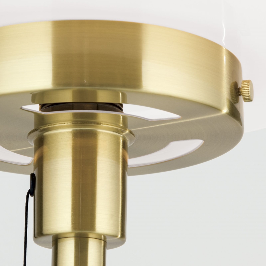 Stolná lampa SPARTA 1xE27/40W/230V zlatá/čierna