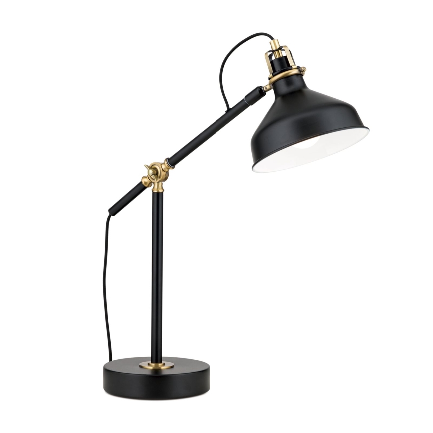 Stolná lampa SCHILLER 1xE27/40W/230V čierna/bronz