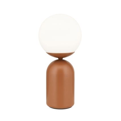 Stolná lampa STANLEY 1xE14/25W/230V keramika/hnedá
