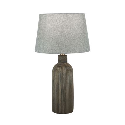 Stolná lampa ORCHID 1xE27/40W/230V keramika hnedá/šedá